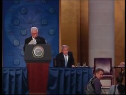 Bush meets Olmert and Abbas at summit, photo op News Clip