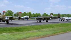 'WS LA AERIAL Shot of US Air Force Civil Air Patrol / Washington DC, United States' Stock Footage