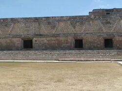 Ruins at Uxmal Stock Footage