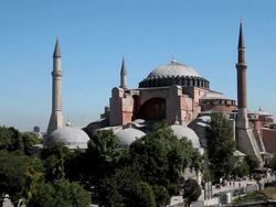 HAGHIA SOPHIA MOSQUE AYA SOFYA Stock Footage