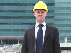 Construction Manager Stock Footage