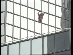 VOICED Climber scales skyscaper as anti-war protest Instructional Video