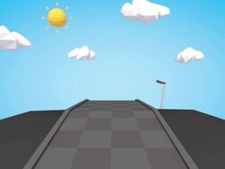 low poly city Stock Footage