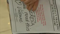 Vivienne Westwood delivers fracking letter News Clip