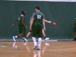 Though he was born without a left hand, Kevin Laue has reached his goal of playing Division 1 basketball. The northern-California native received a full scholarship from Manhattan College in New York. Laue is a center for the Jaspers. (Oct. 1) News Clip