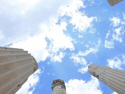 HD: Pergamum-Turkey "Temple of Trajan" Stock Footage