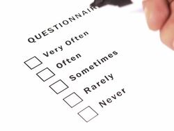 Questionnaire Form Ticking Often Stock Footage