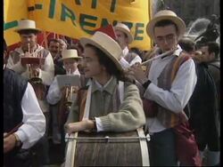 ITALY: PROTEST AGAINST RACIST ATTACKS News Clip