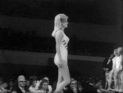 Sylvia Hitchcock Wins Miss USA Contest Stock Footage