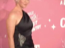 Jennie Garth at CMT's Jennie Garth: A Little Bit Country Launch And 40th Birthday Celebration Stock Footage