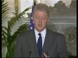 GREECE: BILL CLINTON / COSTAS SIMITIS PRESS CONFERENCE News Clip