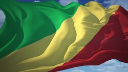 Republic of the Congo Flag Stock Footage