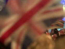 ATMOSPHERE: BBC Concert Diamond Jubilee at Buckingham Palace on June 04, 2012 in London, England (Footage by WireImage Video/Getty Images) Stock Footage