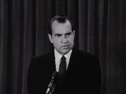 SYND 22-05-69 JUDGE WARREN BERGER RECEIVES RICHARD NIXON'S NOMINATION FOR CHIEF JUSTICE News Clip