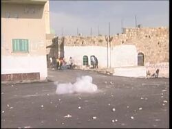 Clashes between Israeli troops and Palestinians News Clip