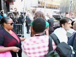 2013 US Open Champion Serena Williams - New York City Trophy Tour Stock Footage