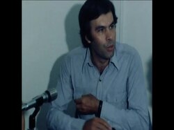 SYND 7 9 77 SOCIALIST WORKERS PARTY LEADER FELIPE GONZALES PRESS CONFERENCE News Clip