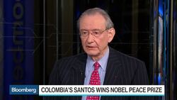 William Rhodes on Santos' Nobel Peace Prize News Clip