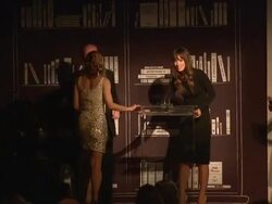 SPEECH: Olivia Wilde at the Bulgari Fundraiser Benefitting Save The Children And Artists For Peace & Justice at Beverly Hills CA. (Footage by WireImage Video/GettyImages) Stock Footage