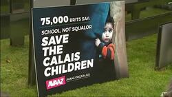 Campaigners urge UK to help refugee children in Calais Jungle camp after Mayor threatens closure of the camp News Clip
