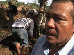 Residents in remote villages in West Sumatra search for relatives News Clip