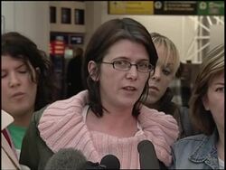 McCartney sisters presser after arriving in US News Clip