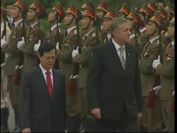 WRAP Czech prime minister Mirek Topolanek makes official visit ADDS s'bite Instructional Video