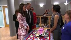 William and Kate visiting pregnancy centre News Clip