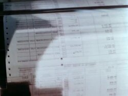 Printing and processing tax returns Stock Footage