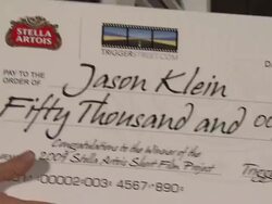 Kevin Spacey Announces Winner of 2009 Stella Artois Short Film Project Stock Footage