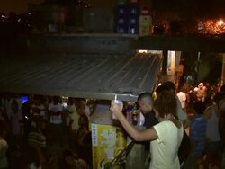Baile Funk: Funk Party in Cerra Cora Favela Organised By Local Drug Traffickers. Stock Footage
