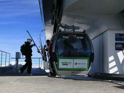 General Views Of Sochi Location for 2014 Winter Olympics Stock Footage