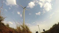 Wind Turbines Stock Footage