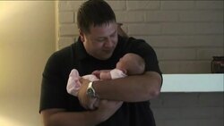 A young couple from suburban Chicago who once thought they'd never have their own children recently welcomed their daughter into the world. They did so with the help of the baby's grandma, who carried the baby for them. News Clip