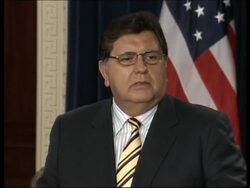 Bush, Peru President sign trade agreement News Clip