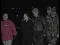 USA: CLINTONS RETURN FROM VIETNAM News Clip