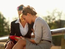 HD: Satisfied After Shopping Stock Footage