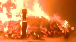 Battle of the Boyne Bonfire Celebrations, Belfast News Clip