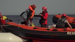 Aid boat to take rescued migrants to Spain, after Italy refuses access News Clip