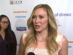 INTERVIEW: Hilary Duffat at 7th Annual March of Dimes Celebration of Babies on 12/07/2012 in Beverly Hills, CA. Stock Footage