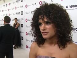 INTERVIEW - Ashley Dyke - Elton John AIDS Foundation Presents 22nd Annual Academy Awards Viewing Party Sponsored By Chopard, Neuro Drinks And Wells Fargo Stock Footage