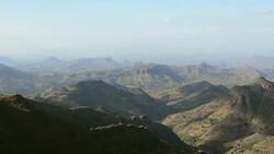 Siemen mountains in Ethiopia. Stock Footage