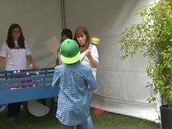 Melissa Rivers at the Elizabeth Glaser Pediatric AIDS Foundation's 22nd Annual 'A Time For Heroes' Celebrity Carnival at Los Angeles CA. (Footage by WireImage Video/Getty Images Entertainment Video) Stock Footage