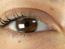 female eye close up Stock Footage