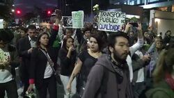 CLEAN : Tens of thousands protest Confed Cup costs News Clip