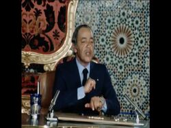 SYND 8 11 76 KING HASSAN MAKES STATEMENT ON FORTHCOMING ELECTIONS News Clip