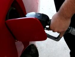 Unseasonably High Gas Prices Suggest Year Of Escalating Prices Stock Footage