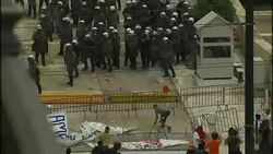 Protests, strike over austerity, tear gas fired near parliament Instructional Video