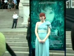 'Lady In The Water' New York Premiere Stock Footage