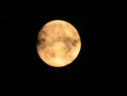Harvest moon time lapse Stock Footage